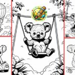 Koala Ausmalbild (Gratis herunterladen & ausdrucken!) Ausmalbilder Kinder 